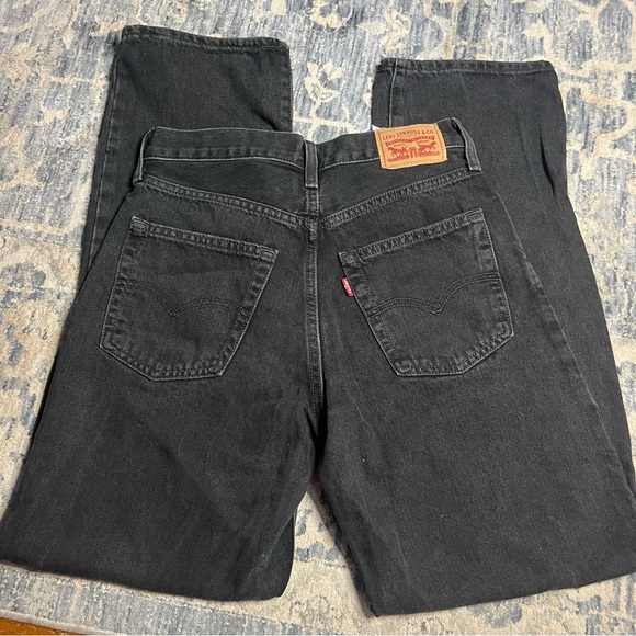 Levi's Straight Black Jeans Women's Sz 26 x 31 - Picture 3 of 8
